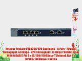 Netgear ProSafe FVS336G VPN Appliance - 6 Port - Firewall Throughput: 60 Mbps - VPN Throughput: