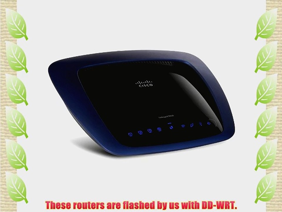 DD-WRT MEGA - LINKSYS CISCO E3000 GIGABIT ROUTER REPEATER BRIDGE DUAL BAND WIFI Wireless-N