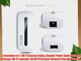 MOCREO? 5-in-1 Portable WiFi 802.11b/g/n Wireless USB 3G Hotspot Router w/ 5200mAh Power Bank