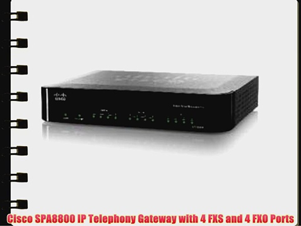 Cisco SPA8800 IP Telephony Gateway with 4 FXS and 4 FXO Ports