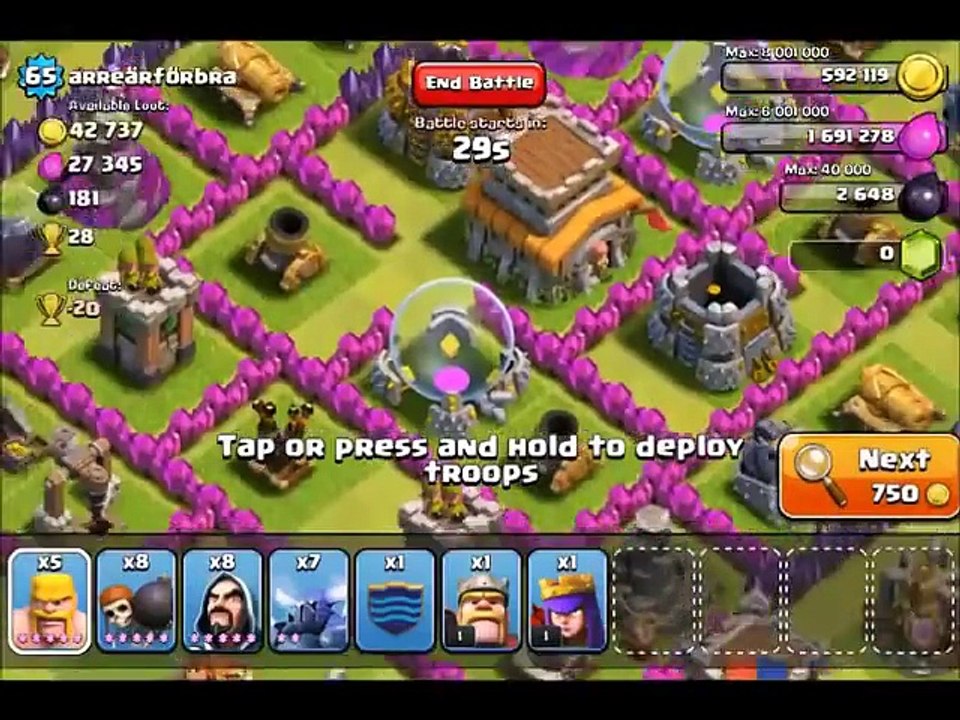 Attack Strategies Clash of Clans - Pekka Attack Strategg Base Defense