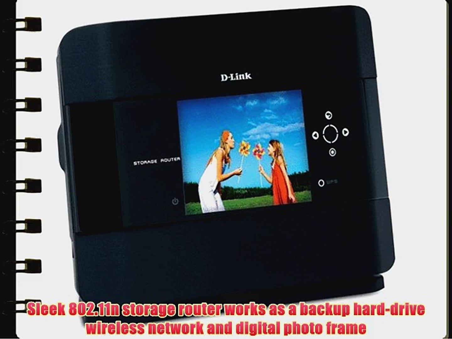 ⁣D-Link DIR-685 Xtreme N Storage Router and Photo Frame 2.5 Drive Bay 3.2 LCD Draft 11n