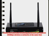 TRENDnet GREENnet 300 Mbps Concurrent Dual Band Wireless N Gigabit Router TEW-673GRU (Black)