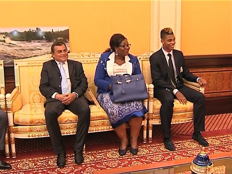 Audience accordée par le Président au footballeur Mario Lemina