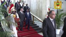 الثلاثاء 2 يونيو 2015/ جلالة الملك محمد السادس والرئيس الإيفواري يترأسان حفل التوقيع على ست اتفاقيات للتعاون الثنائي