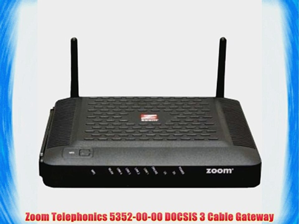 Zoom Telephonics 5352-00-00 DOCSIS 3 Cable Gateway