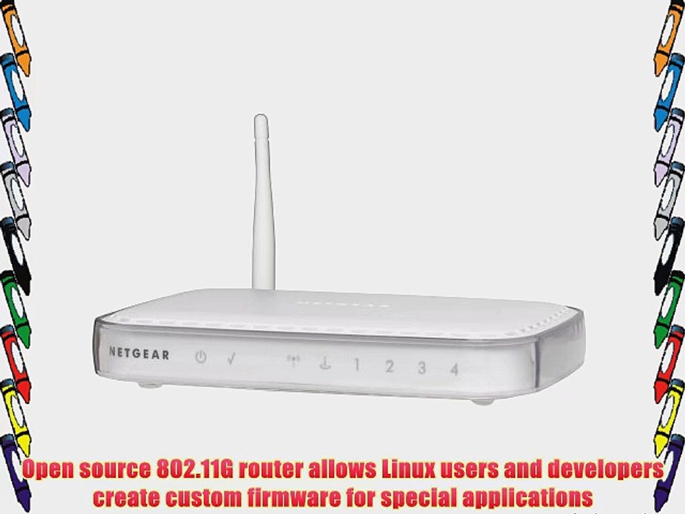 NETGEAR WGR614L Open Source Wireless-G Router (Compatible with Linux)