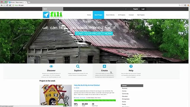 Fili-Know how to post on Facebook a CrowdFunding or Fundraising projects from Fili.com