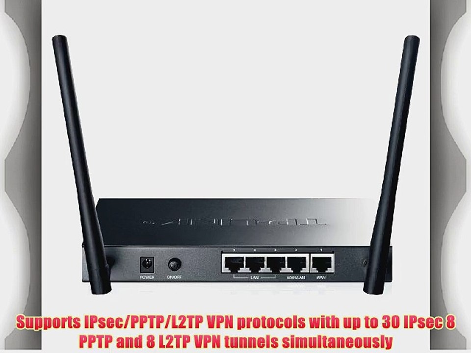 TP-LINK TL-ER604W SafeStream Wireless N300 Gigabit Broadband VPN Router Load Balance IPsec/PPTP/L2TP