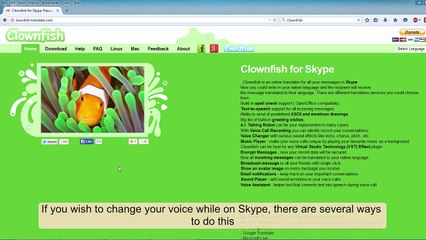 How to change voice in Skype
