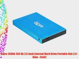 Bipra 160Gb 160 Gb 2.5 Inch External Hard Drive Portable Usb 2.0 - Blue - Fat32