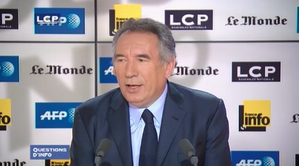 Questions d’info : François Bayrou, président du MoDem, ancien ministre