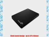 Seagate Backup Plus Slim 1TB Portable External Hard Drive with Mobile Device Backup USB 3.0