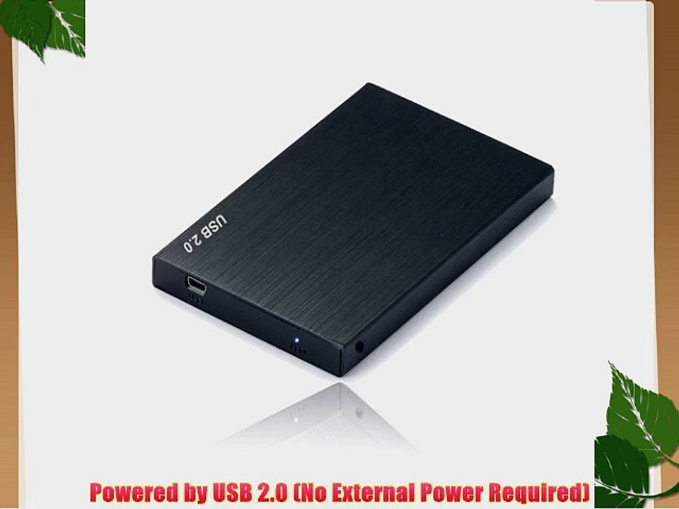 Storite 160gb 160 gb 2.5 inch USB 2.0 Mac Edition Portable External Hard Drive - Black