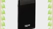Bipra 160GB Portable 2.5 External Hard Drive Inc. One Touch Back Up Software - Black - Fat32