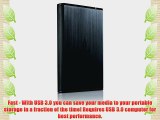 Iomega Prestige Portable SuperSpeed 500 GB USB 3.0 External Hard Drive 35192 Black