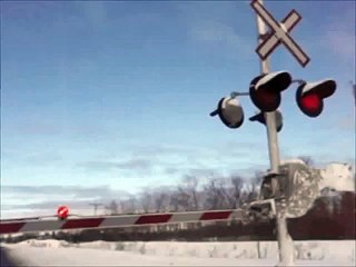 Train Plowing Snow