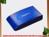 SimpleTech SimpleDrive SP-U35/320 320 GB USB 2.0 External Hard Drive (designed by Pininfarina)