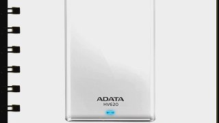 ADATA USA DashDrive HV620 1TB USB 3.0 Portable External Hard Drive - White (AHV620-1TU3-CWH)