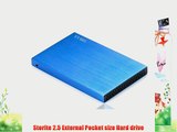 Storite 160gb 160 gb 2.5 inch USB 2.0 Mac Edition Portable External Hard Drive - Blue
