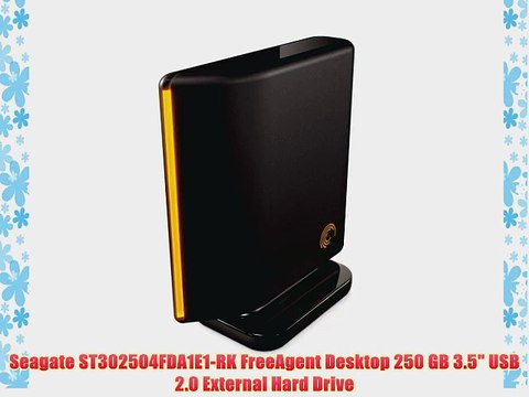 Seagate ST302504FDA1E1-RK FreeAgent Desktop 250 GB 3.5 USB 2.0 External Hard Drive