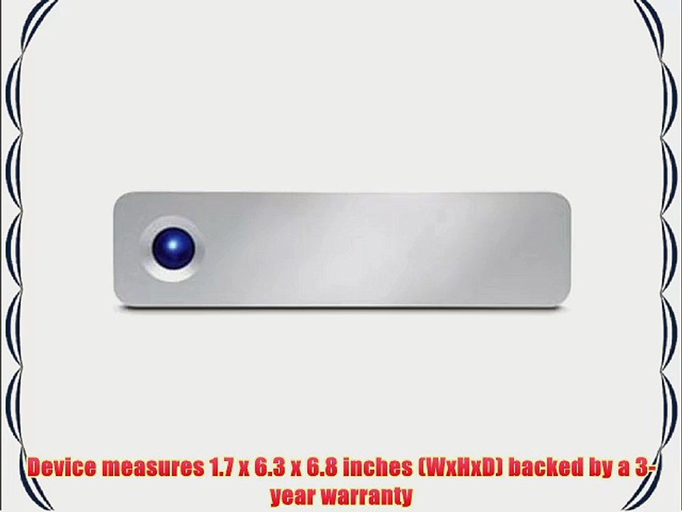 LaCie d2 Quadra Hard Disk 1 TB eSATA/FireWire800/FireWire400/USB 2.0 Desktop External Hard