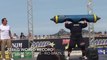 39 year old strongman sets a new log World record in front of Arnold Schwarzenegger