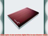 Seagate Backup Plus 1TB Portable External Hard Drive USB 3.0 (Red)(STBU1000103)