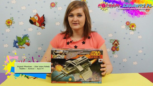 The Phantom Vehicle / Pojazd Bojowy Phantom - Star Wars Rebels - Hasbro - A8818 A2174 - Recenzja