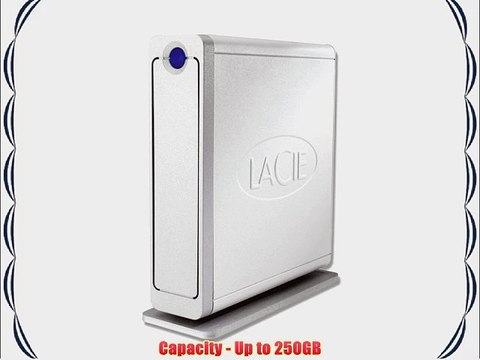 LaCie 250GB d2 External Hard Drive Extreme USB 2.0 and FireWire 400/800 Interfaces (300790U)