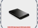 Seagate FreeAgent Go 500 GB USB 2.0 Portable External Hard Drive ST905003FAA2E1-RK (Black)