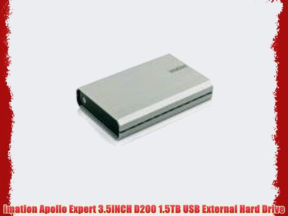Imation Apollo Expert 3.5INCH D200 1.5TB USB External Hard Drive