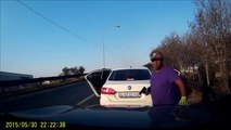 Braquage d'une voiture (Afrique du Sud)