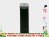 SAMSUNG D3 Station 4TB USB 3.0 3.5 Desktop External Hard Drive - Black STSHX-D401TDB (SamsungSTSHX-D401TDB