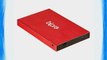 Bipra 250Gb 250 Gb 2.5 Inch External Hard Drive Portable Usb 2.0 - Red - Ntfs (250Gb)