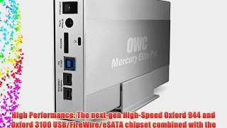 Other World Computing Mercury Elite Pro 2TB External Hard Drive 7200 RPM 64MB Cache eSATA USB