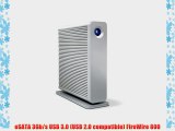 LaCie d2 Quadra v3 Hard Disk 3 TB eSATA/FireWire800/USB 3.0 Desktop External Hard Drive 301549U