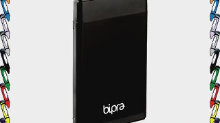 Bipra External Portable Hard Drive Includes One Touch Back Up Software - Black - FAT32 (200GB)