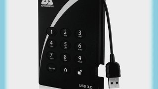 Apricorn Aegis Padlock 2 TB USB 3.0 256-Bit AES XTS Hardware Encrypted Portable External Hard