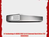 G-Technology G-DRIVE USB 3.0 G1 External Hard Drive 2TB (0G03902)