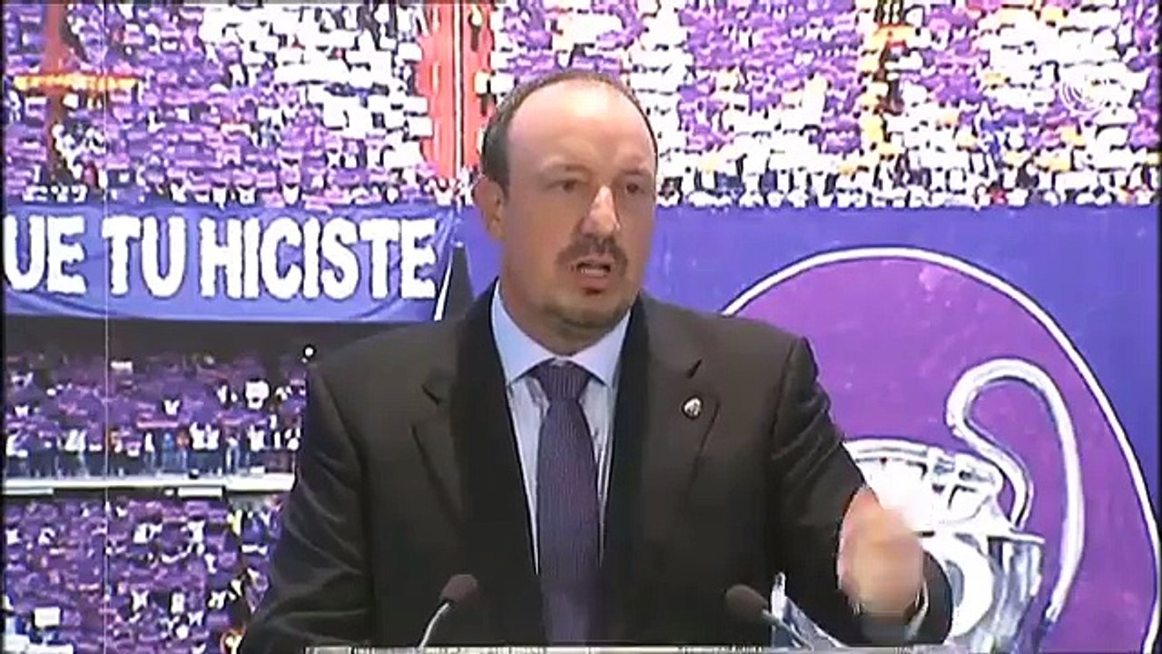 Rafa Benitez crys Real Madrid Emotivas palabras de Rafa Benítez en su presentación