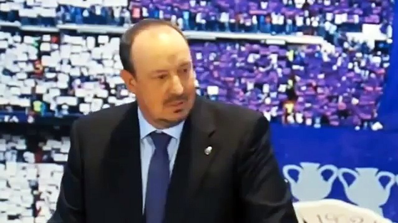 Rafa Benitez crys Real Madrid Emotivas palabras de Raf Presentación de Rafa Benítez