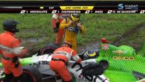 HunterReay,Pagenaud and Bourdais Big Crash 2015 Indy Car NOLA
