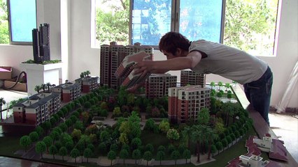 China property crisis hits miniature homemakers