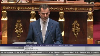 Le discours de Felipe VI à l'Assemblée nationale
