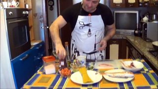 Espagueti con Salmonetes y Paté de Aceituna, Chef Stefano Barbato