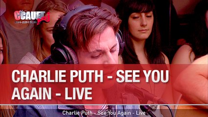 Charlie Puth - See You Again - Live - C'Cauet sur NRJ