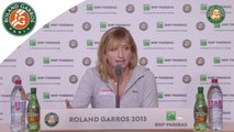 Conférence de presse Timea Bacsinszky Roland-Garros 2015 / Quarts de finale