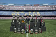 Xavi with all his trophies