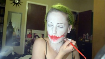 Joker (Female) Make-up Tutorial Time Lapse